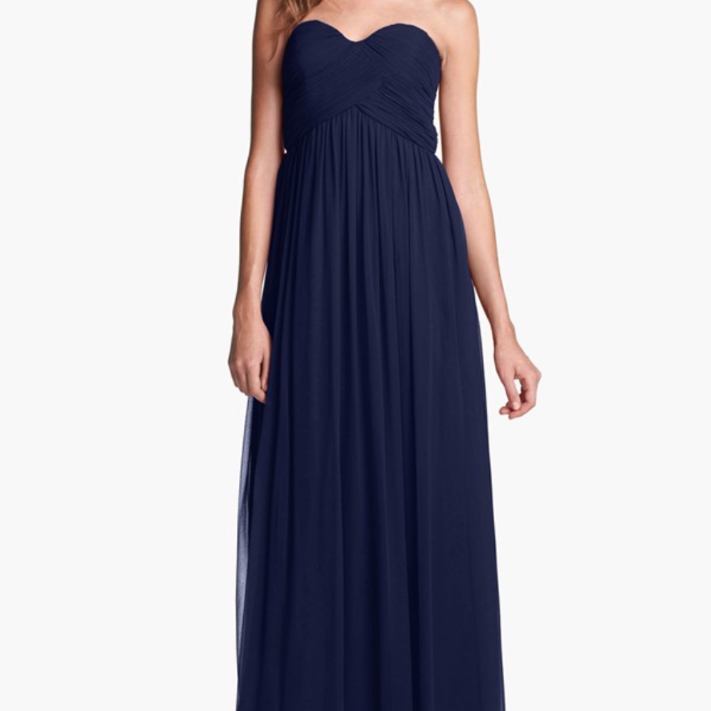 Donna Morgan Navy Bridesmaid Dress